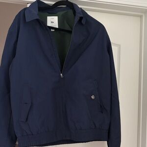 Classic Navy Windbreaker for Men